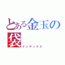 とある金玉の袋（インデックス）