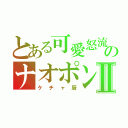 とある可愛怒流のナオポンⅡ（ケチャ厨）