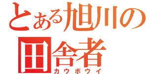 とある旭川の田舎者（カウボウイ）