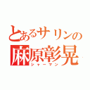 とあるサリンの麻原彰晃（シャーマン）