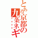 とある京都の九条ネギ（アオネギ）