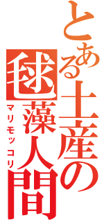 とある土産の毬藻人間（マリモッコリ）