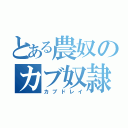 とある農奴のカブ奴隷（カブドレイ）