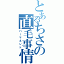 とあるちさの直毛事情（パーマネント）