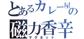 とあるカレー屋の磁力香辛（マグネット）