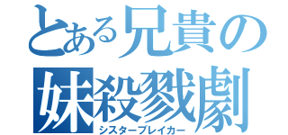 とある兄貴の妹殺戮劇（シスターブレイカー）