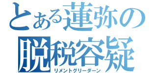 とある蓮弥の脱税容疑（リメントグリーダーン）