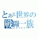 とある世界の戦闘一族（タカマチケ）