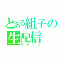 とある組子の生配信（ゆきっこ）