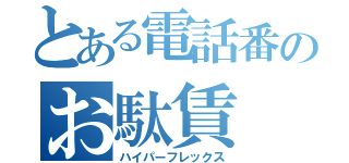 とある電話番のお駄賃（ハイパーフレックス）