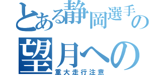 とある静岡選手の望月への怒り（重大走行注意）