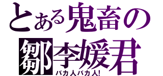 とある鬼畜の鄒李媛君（バカ人バカ人！）