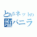 とあるネットの塩バニラ（）