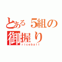 とある５組の御握り（ｒｉｃｅｂａｌｌ）