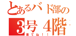 とあるバド部の３号４階（来てね！！）