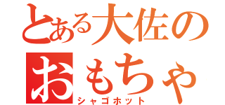 とある大佐のおもちゃ達（シャゴホット）