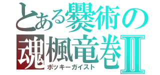 とある爨術の魂楓竜巻Ⅱ（ポッキーガイスト）