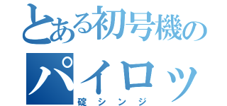 とある初号機のパイロット（碇シンジ）