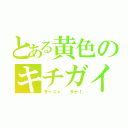 とある黄色のキチガイ（サーニャ  ダナ！）