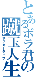 とあるボラ君の蹴玉人生（サッカーライフ）