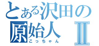 とある沢田の原始人Ⅱ（こっちゃん）