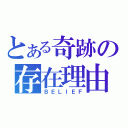 とある奇跡の存在理由（ＢＥＬＩＥＦ）