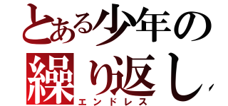 とある少年の繰り返し（エンドレス）