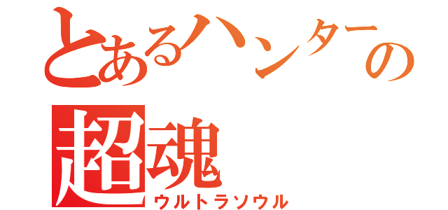 とあるハンター達の超魂（ウルトラソウル）