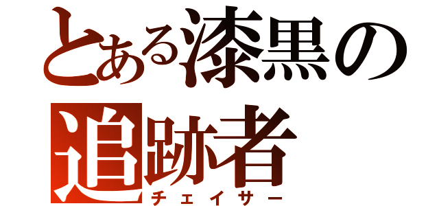 とある漆黒の追跡者（チェイサー）