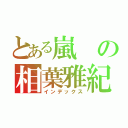 とある嵐の相葉雅紀（インデックス）