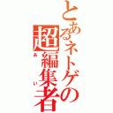 とあるネトゲの超編集者（あい）