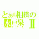 とある相撲の水戸泉Ⅱ（水戸泉）