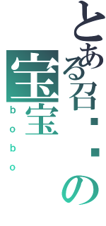 とある召唤师の宝宝（ｂｏｂｏ）