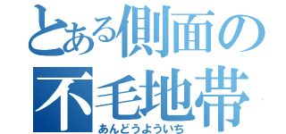 とある側面の不毛地帯（あんどうよういち）