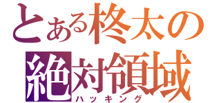 とある柊太の絶対領域（ハッキング）