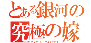 とある銀河の究極の嫁（フィア・シーキュブリック）