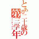 とある二十歳の第三学年（インデックス）