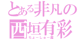 とある非凡の西垣有彩（ちょーしゅー産）