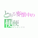 とある麥懷中の便便（インデックス）