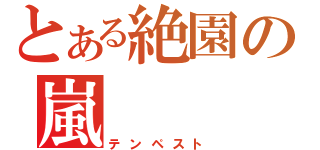 とある絶園の嵐（テンペスト）