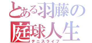 とある羽藤の庭球人生（テニスライフ）