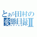 とある田村の変態目録Ⅱ（エロゲ生活）