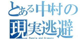 とある中村の現実逃避（Ｐｕｚｚｌｅ ａｎｄ Ｄｒａｇｏｎｓ）