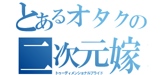 とあるオタクの二次元嫁（トゥーディメンショナルブライド）