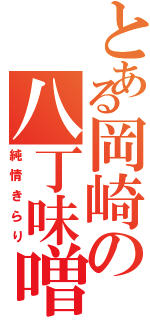 とある岡崎の八丁味噌Ⅱ（純情きらり）