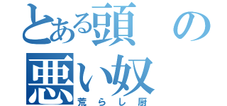 とある頭の悪い奴（荒らし厨）