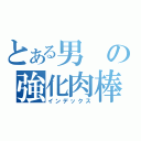 とある男の強化肉棒（インデックス）