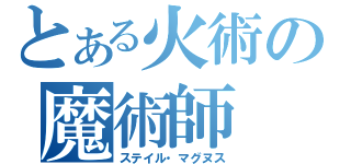 とある火術の魔術師（ステイル・マグヌス）