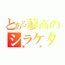 とある蓼高のシラケタ（若井）