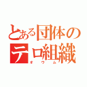 とある団体のテロ組織（オウム）